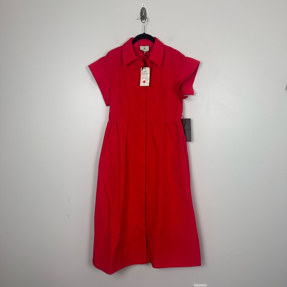 Tuckernuck Red Midi Dress - Picture 10 of 14